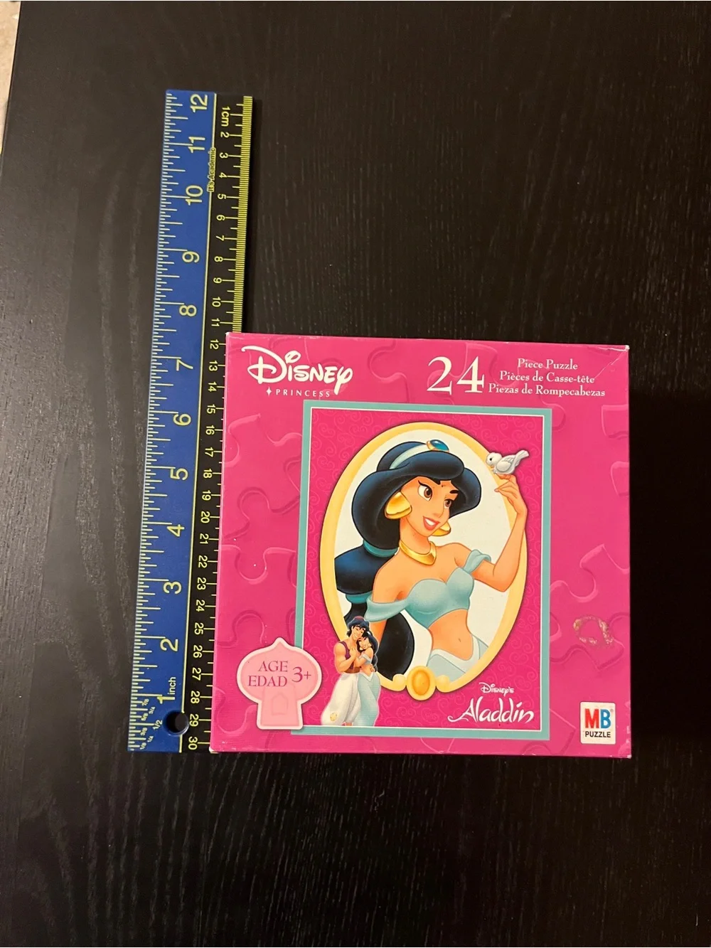 Disney Princess Aladdin Jasmine MB 24 Pc Puzzle 10x13